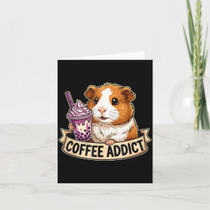 Hamster Coffee Addict Cute Rodent Boba Tea Gift Card