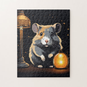 Hamster Cosy Ambiance Jigsaw Puzzle