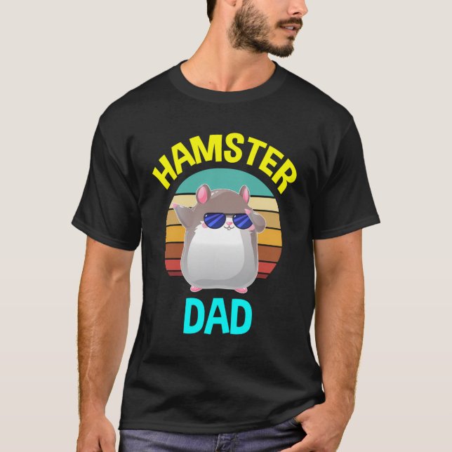 Hamster Dad Costume Lovers Gifts Men Kids T-Shirt (Front)