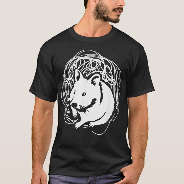 Hamster Design for Animal Lovers T-Shirt (Front)