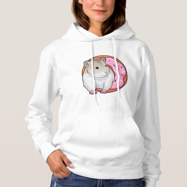 Hamster Donut Hoodie (Front)