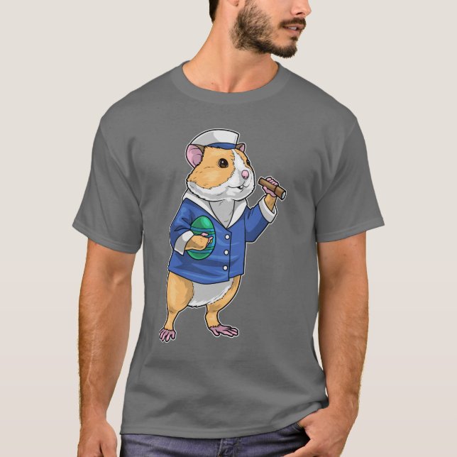 Hamster Easter Sailor T-Shirt (Front)