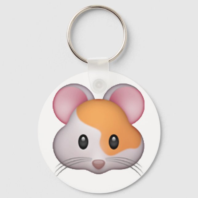 Hamster - Emoji Key Ring (Front)
