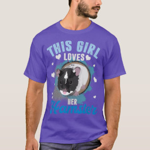 Hamster Girl Rodent Pet Lover Guinea Pig Owner T-Shirt