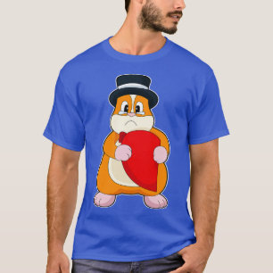 Hamster Groom Heart Wedding T-Shirt