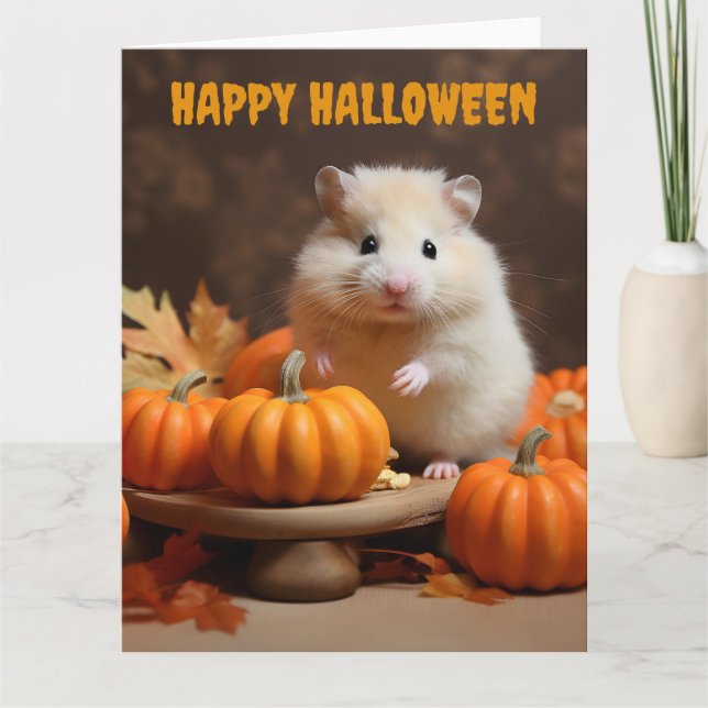 Hamster Halloween Card (Front)