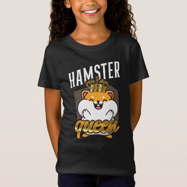 Hamster Hamster Queen T-Shirt (Front)