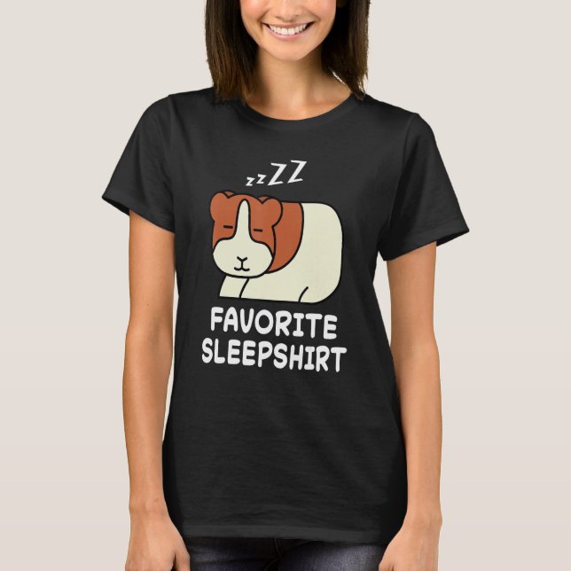 Hamster Hamsters Nap Sleeping Sleep Pajama Pyjamas T-Shirt (Front)