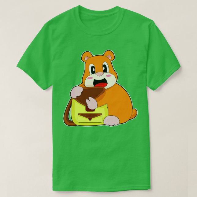 Hamster Handbag  T-Shirt (Design Front)