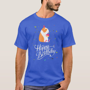 Hamster Happy Birthday T Shirt
