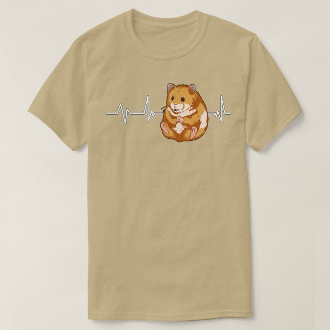 Hamster Heartbeat 1 T-Shirt (Design Front)