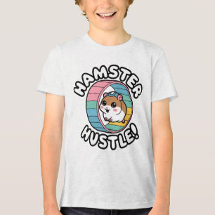 Hamster Hustle Cute Workout Tri-Blend Shirt