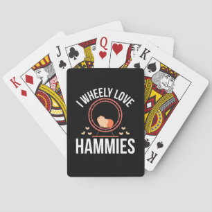 Hamster I Wheely Love Hammies Playing Cards