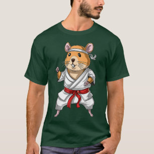 Hamster Karate Ninja Jiu-Jitsu Judo Taekwondo T-Shirt