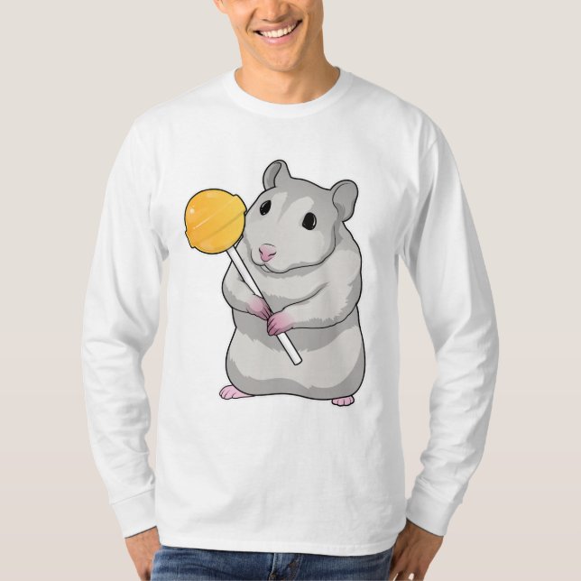 Hamster Lollipop T-Shirt (Front)