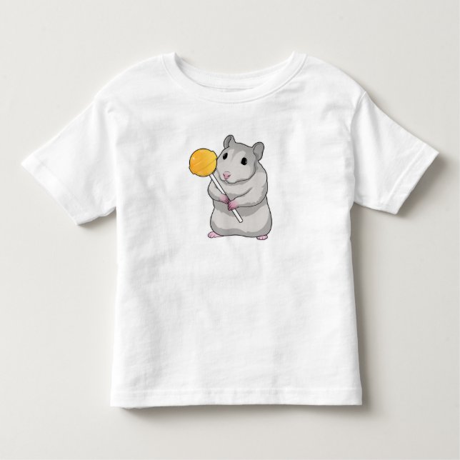 Hamster Lollipop Toddler T-Shirt (Front)
