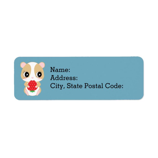 Hamster love strawberry by Pocket*Lounge (Front)