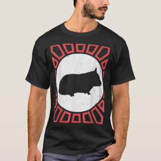 Hamster Lover Vintage Retro Style Animal T-Shirt
