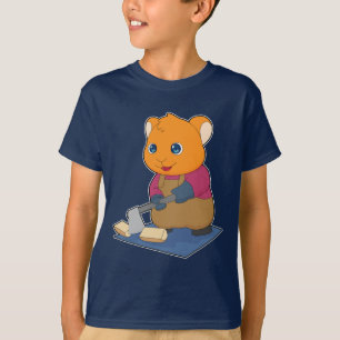 Hamster Lumberjack Axe Forest T-Shirt