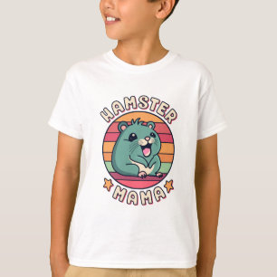 Hamster Mama Cute Kawaii Rodent Mother T-Shirt