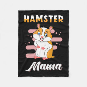 Hamster Mama Fleece Blanket