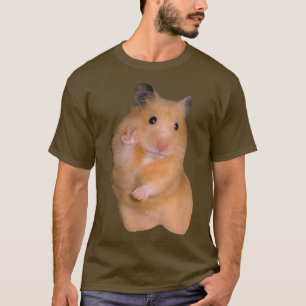 Hamster Meme With Peace Sign T-Shirt
