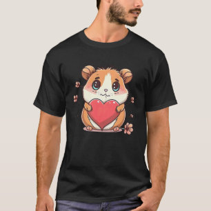 Hamster Mens Womens Kids Valentine's Day Hamster T-Shirt