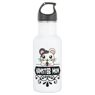 Hamster mum pet animal lovers cute 532 ml water bottle