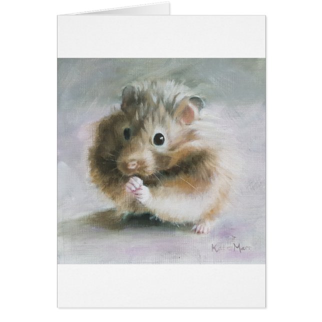 Hamster oil painting (Front)