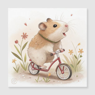Hamster On Bike