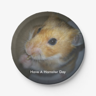 Hamster Paper Plates