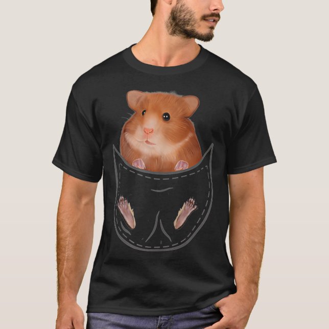 Hamster Pocket Animal Gift Hamster T-Shirt (Front)