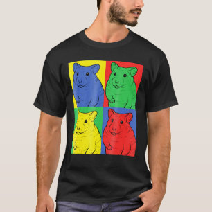 Hamster Pop Art - Vintage Rodent Tee