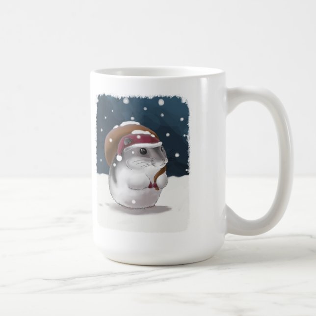 Hamster Santa Coffee Mug (Right)