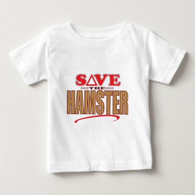 Hamster Save Baby T-Shirt (Front)