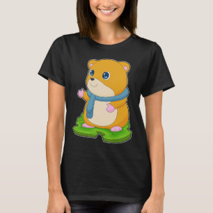 Hamster Scarf T-Shirt