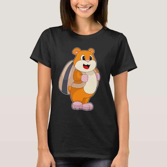 Hamster Seed Backpack T-Shirt (Front)