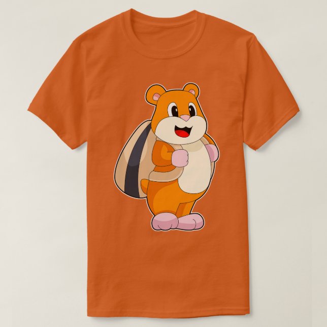 Hamster Seed Backpack T-Shirt (Design Front)