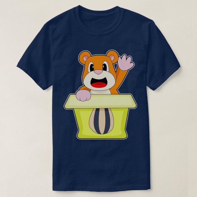 Hamster Seed Box T-Shirt (Design Front)