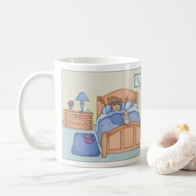 Hamster Shadow Coffee Mug (With Donut)