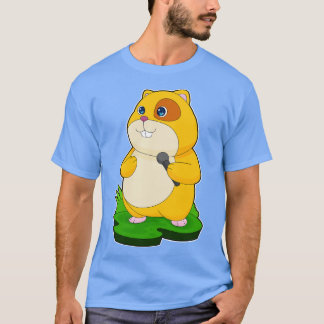 Hamster Singer Microphone Music T-Shirt
