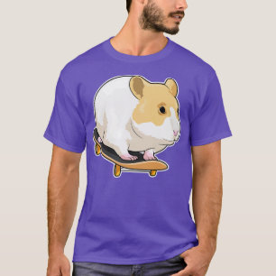 Hamster Skater Skateboard 2 T-Shirt