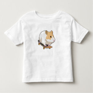 Hamster Skater Skateboard Toddler T-Shirt