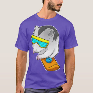 Hamster Snowboarder Snowboard T-Shirt