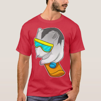 Hamster Snowboarder Snowboard T-Shirt