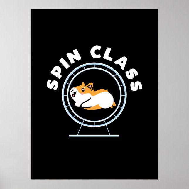 Hamster Spin Class Poster (Front)
