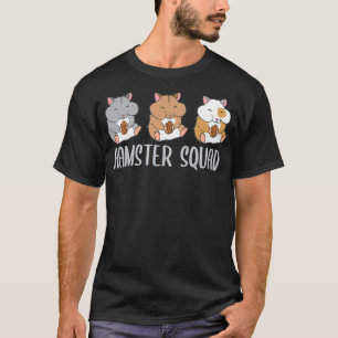 Hamster Squad Funny Hamsters Rodent Team  T-Shirt