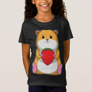 Hamster Strawberry Fruit T-Shirt