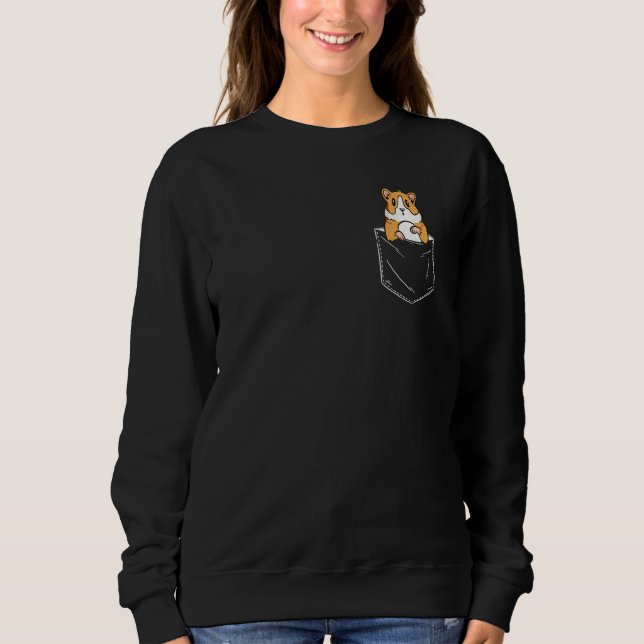 Hamster Syrian Hamster Dwarf Hamster Pocket Sweatshirt (Front)