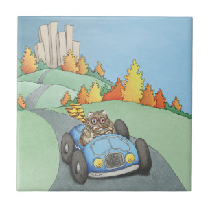 Hamster Weekend Getaway Ceramic Tile